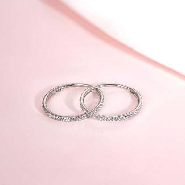 G23 Titanium Slim Huggie Hoop Earrings, Hypoallergenic