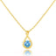 Birthstone Necklaces for Women Sterling Silver Dainty Infinity Necklace Diamond Pendant Necklaces Trendy Gold Jewelry