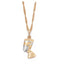 Small Ancient Egyptian Queen Pendant Necklaces Egypt Nefertiti Head Portrait Jewelry @005604