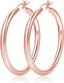 4Mm Thick Gold Chunky Earrings Steling Silver Post Hoops Earrings for Women Hollow Tube Hoops Earrings Thick Gold Hoop Earrings Hypoallergenic Lightweight Gold Hoop Large Earrings 20/30/40/50/60MM