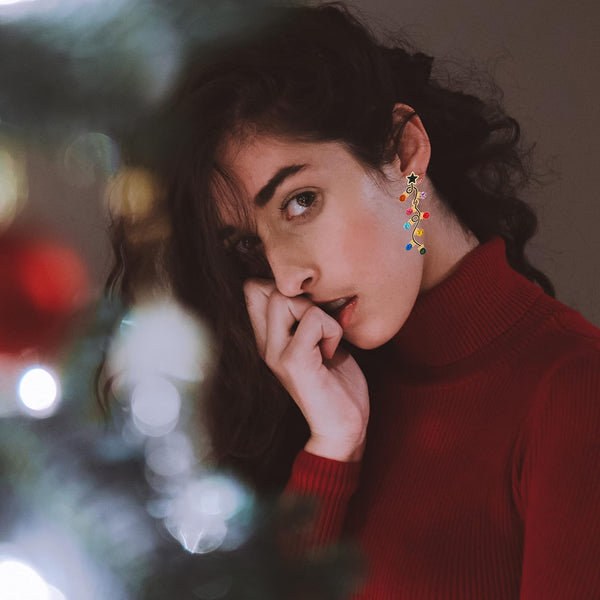 Christmas Clip on Earrings for Women