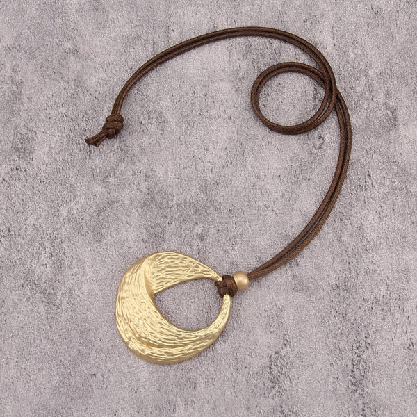 Boho Necklaces for Women Chunky Circle Necklace Bohemian Necklaces