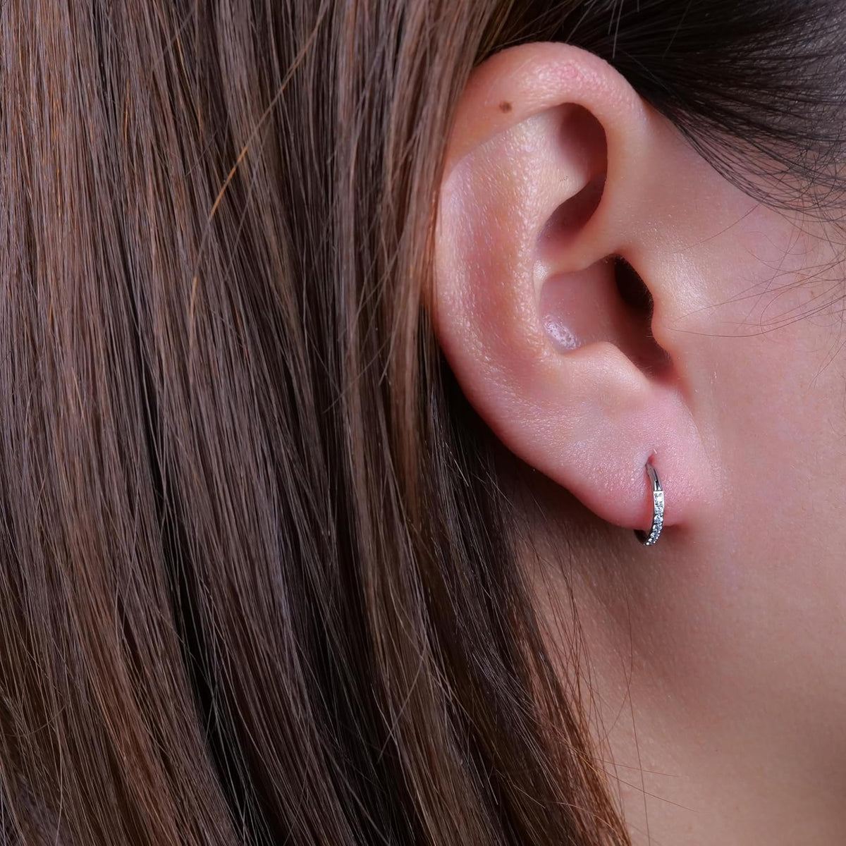 G23 Titanium Slim Huggie Hoop Earrings, Hypoallergenic