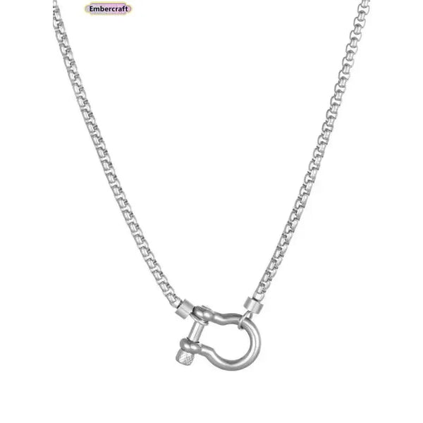 Dual-Color Layered Gold Steel Chunky Chain Necklace - Unisex Gold Aesthetic Chain Jewelry Necklaces, Waterproof, Non-Tarnish, Oxidation and Color Fading Resistant, Chunky Clasp, Daily Wear Costume Jewelry, Chunky Gold Tone Necklaces,Sohochic