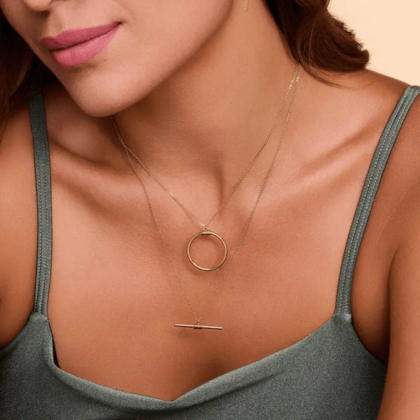 Ivy Double Chain Necklace
