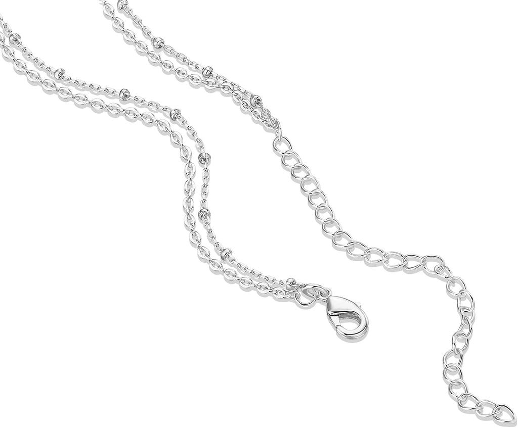 14K Gold Plated Layering Necklaces for Women, Cute Motif Pendants