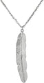 Vintage Simple Feather Pendant Necklaces Women Long Necklace Colar Jewelry Gifts