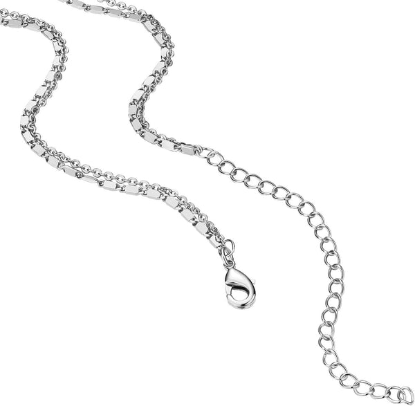 14K Gold Plated Layering Necklaces for Women, Cute Motif Pendants