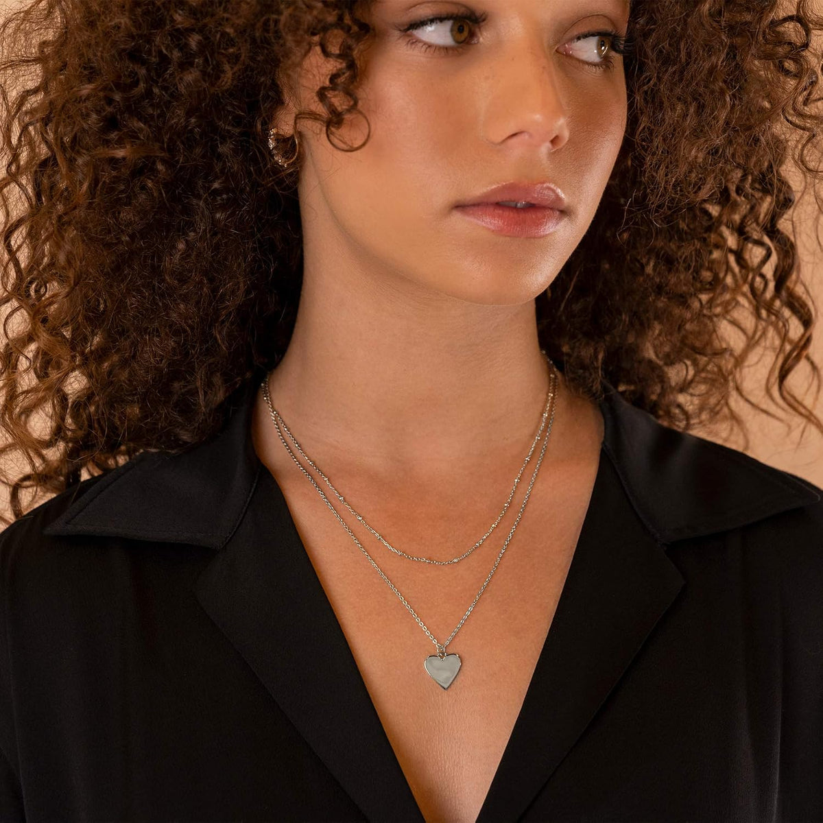 14K Gold Plated Layering Necklaces for Women, Cute Motif Pendants