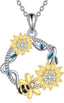 Animal Necklace for Women Necklace 925 Sterling Silver Cute Animal Pendant Necklaces Jewelry Gifts