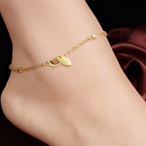 14K Gold Anklets for Women 14K Gold Ankle Bracelets for Women