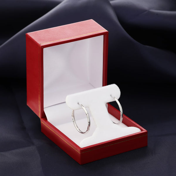 14K Solid Gold Hoops, Fancy Hand Engraved Hoop Earrings by TILO Jewelry, 2Mm Thin, Designed in New York City, by TILO Jewelry