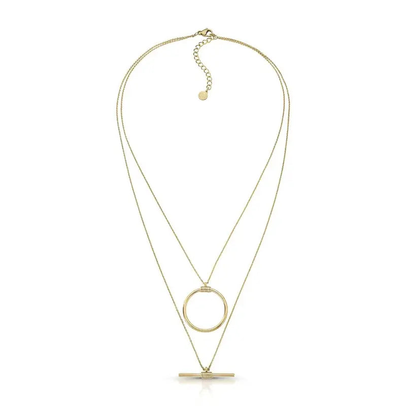 Ivy Double Chain Necklace