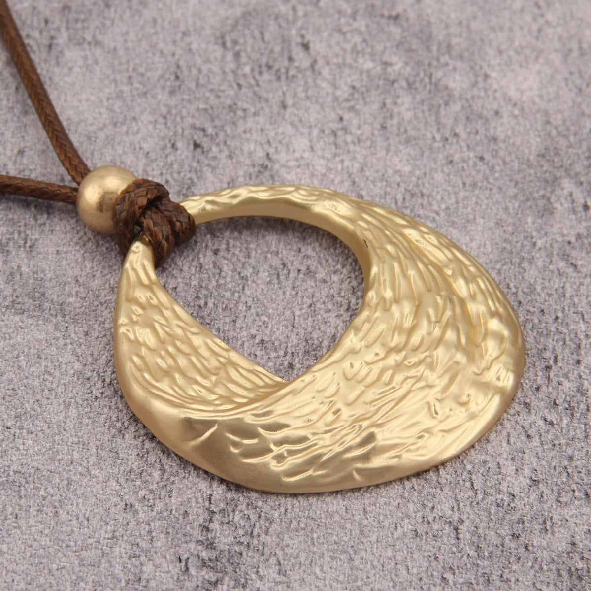 Boho Necklaces for Women Chunky Circle Necklace Bohemian Necklaces
