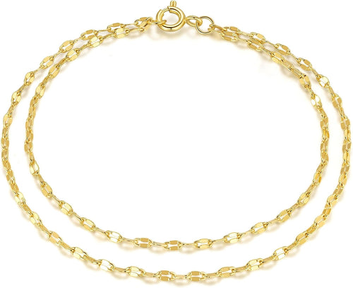 14K Gold Bracelets for Women Gold Chain Bracelets for Women