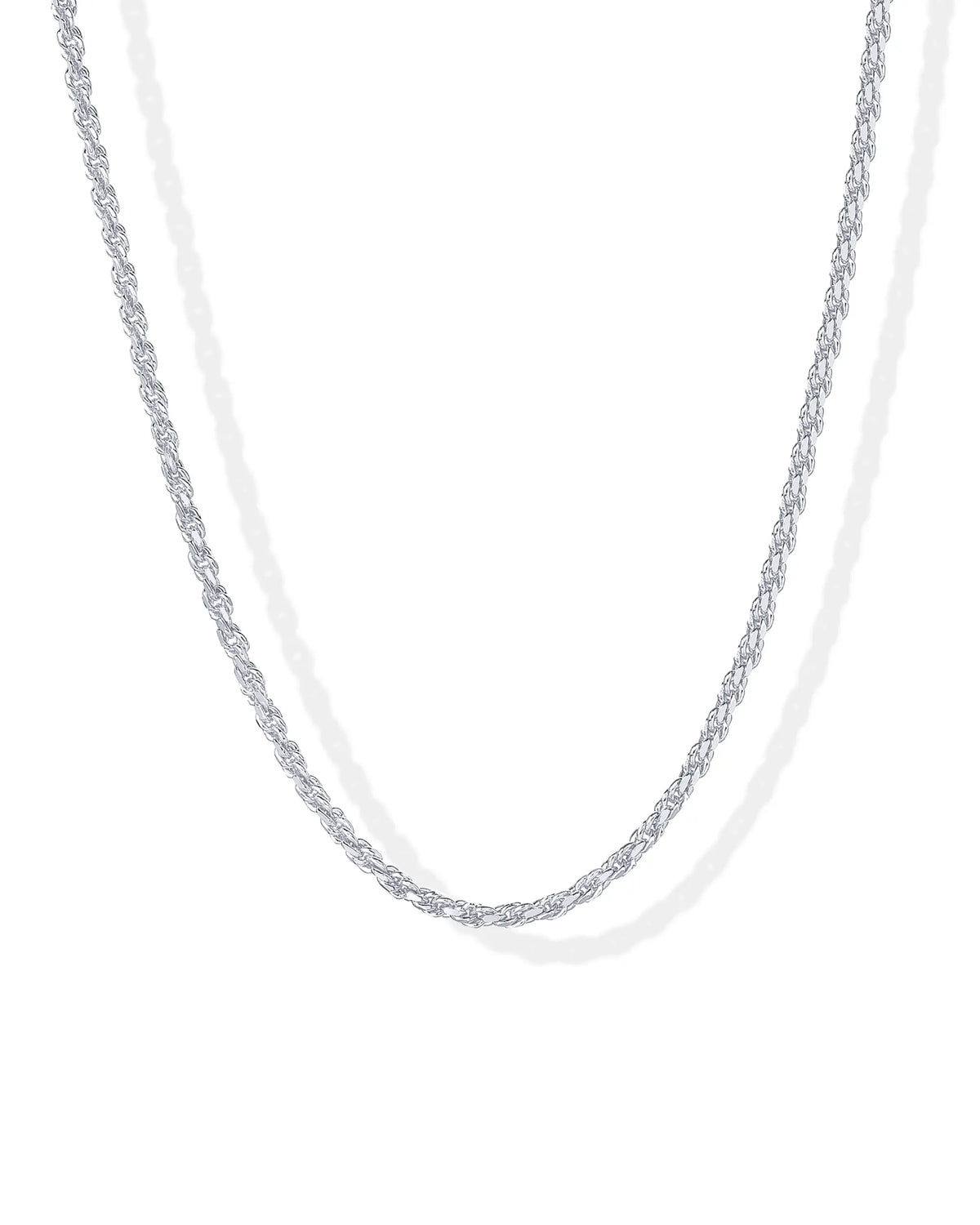 PAVOI 14K Gold Plated Rope Chain Necklace - Chain Necklaces for Women - Plated Gold Necklace for Women