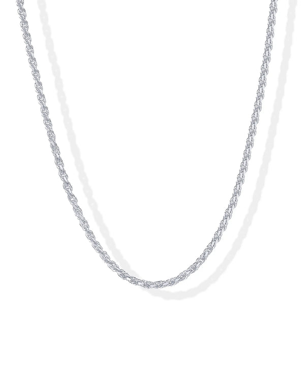 PAVOI 14K Gold Plated Rope Chain Necklace - Chain Necklaces for Women - Plated Gold Necklace for Women