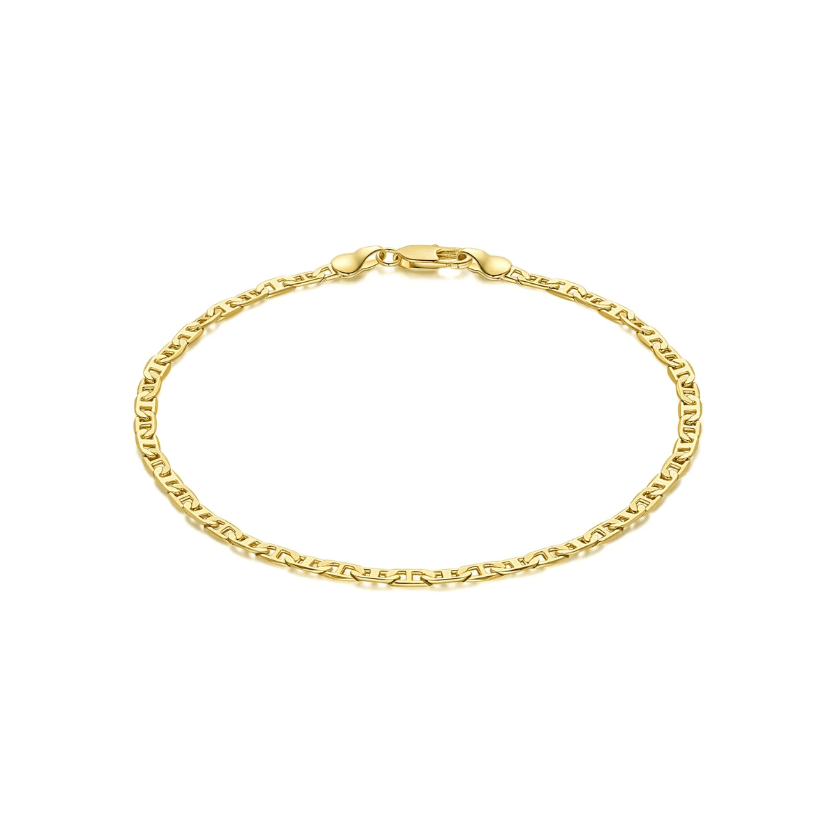 Ankle Bracelets 14K Gold Ankle Bracelets for Women 3.6Mm 9-11” - KARMARKA