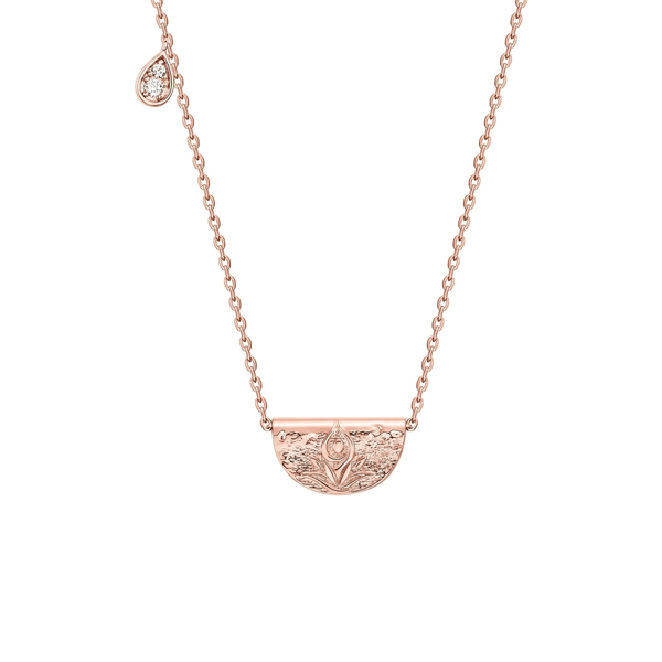 Boho Pendant Necklace for Women – Chunky Statement Circle-Inspired Bohemian Jewelry - KARMARKA