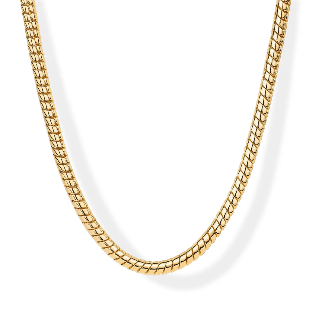 PAVOI 14K Gold Plated Chunky Chain Choker Necklaces for Women - Gold Statement Graduated Link Chain Necklace - Bold Oval Link Barbell Links Paperclip Chains