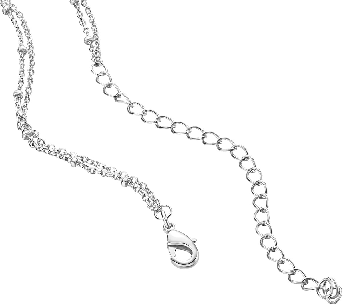 14K Gold Plated Layering Necklaces for Women, Cute Motif Pendants