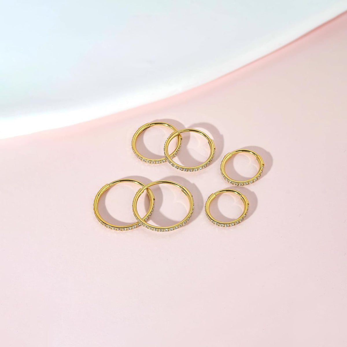 G23 Titanium Slim Huggie Hoop Earrings, Hypoallergenic