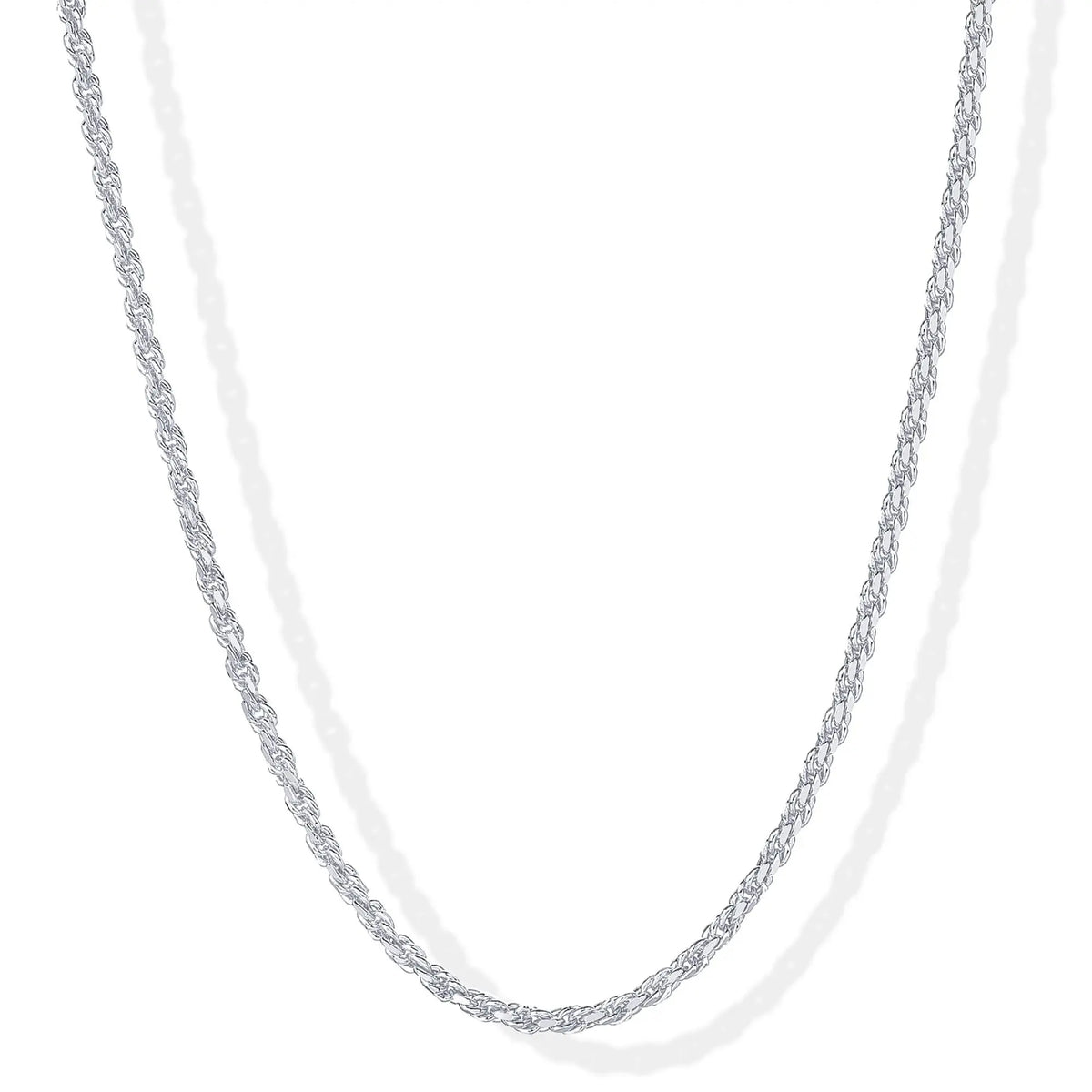 PAVOI 14K Gold Plated Rope Chain Necklace - Chain Necklaces for Women - Plated Gold Necklace for Women