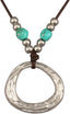 Boho Necklaces for Women Chunky Circle Necklace Bohemian Necklaces