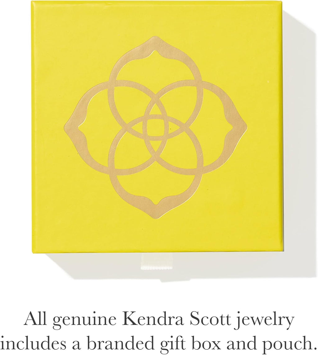 Kendra Scott Elisa Pendant Necklace for Women, Fashion Jewelry, 14K Gold-Plated