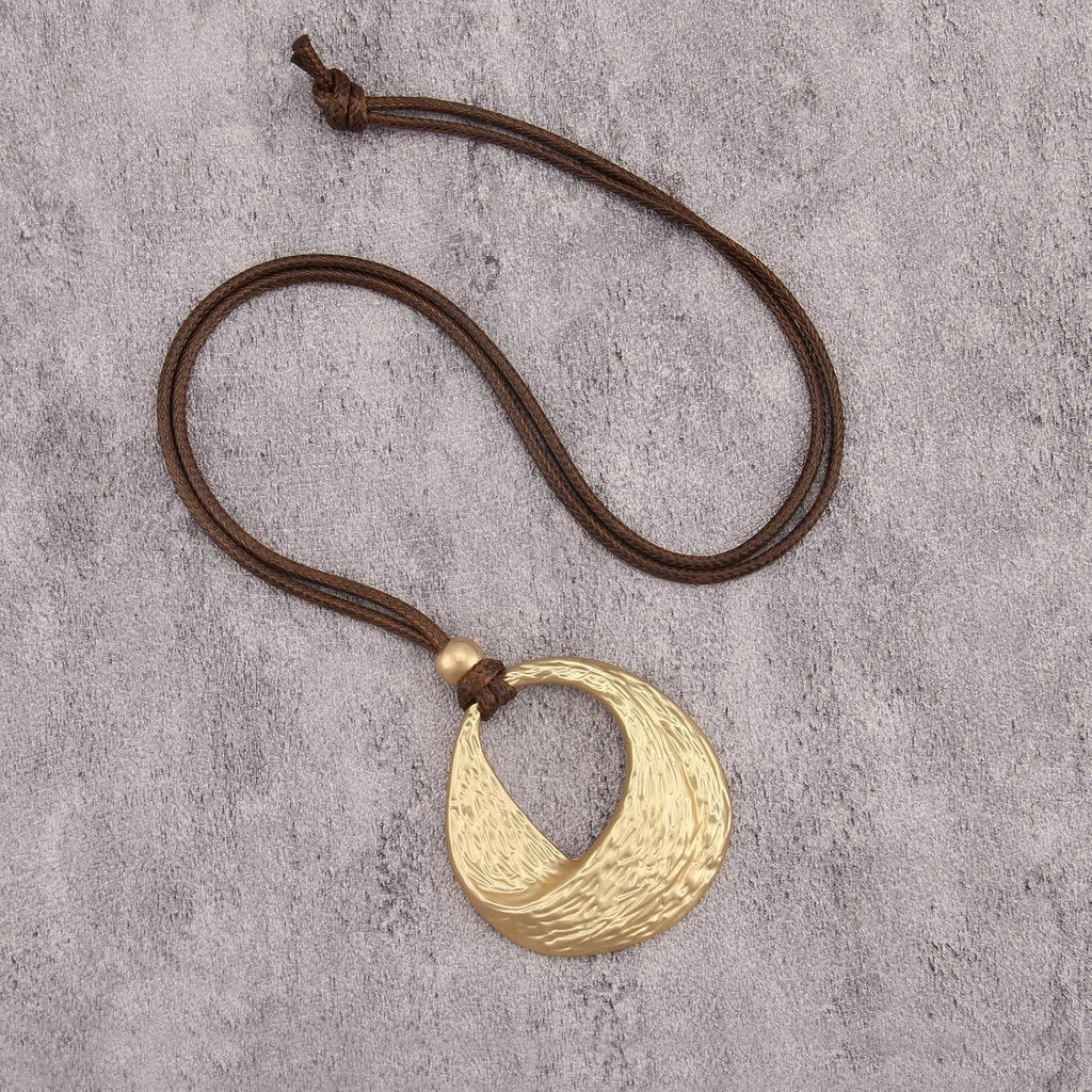 Boho Necklaces for Women Chunky Circle Necklace Bohemian Necklaces