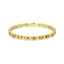 14K Gold Plated Silver Birthstone Tennis Bracelets for Women 7"