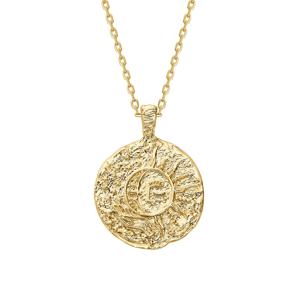 Gold Ancient Coin Medallion Pendant Necklace for Women – Vintage Statement Jewelry - KARMARKA