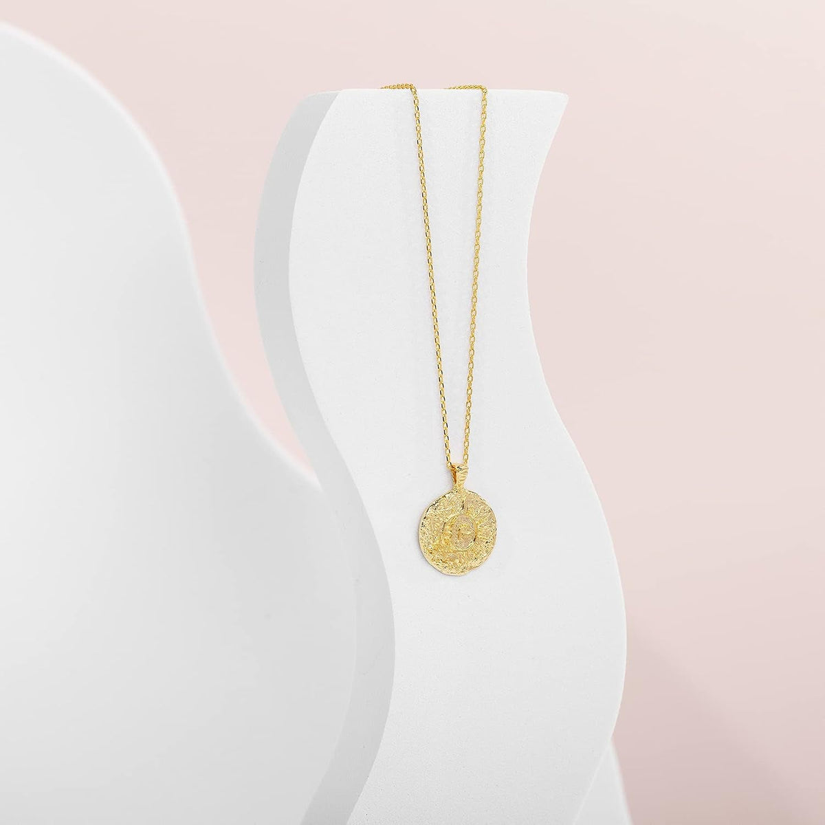 Gold Ancient Coin Medallion Pendant Necklace for Women – Vintage Statement Jewelry - KARMARKA