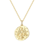 Gold Angel Medallion Pendant Necklace for Women – Celestial Vintage Jewelry - KARMARKA