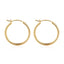 Gold Plated Chunky Hoop Earrings for Women – Lightweight Hollow Tube Hoops - KARMARKA