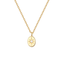 Gold Sunburst Crystal Pendant Necklace for Women – Dainty Celestial Jewelry - KARMARKA