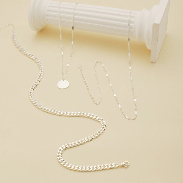 Gold-Tone Layered Coin Pendant Necklace for Women – Dainty Multi-Layer Chain Jewelry - KARMARKA