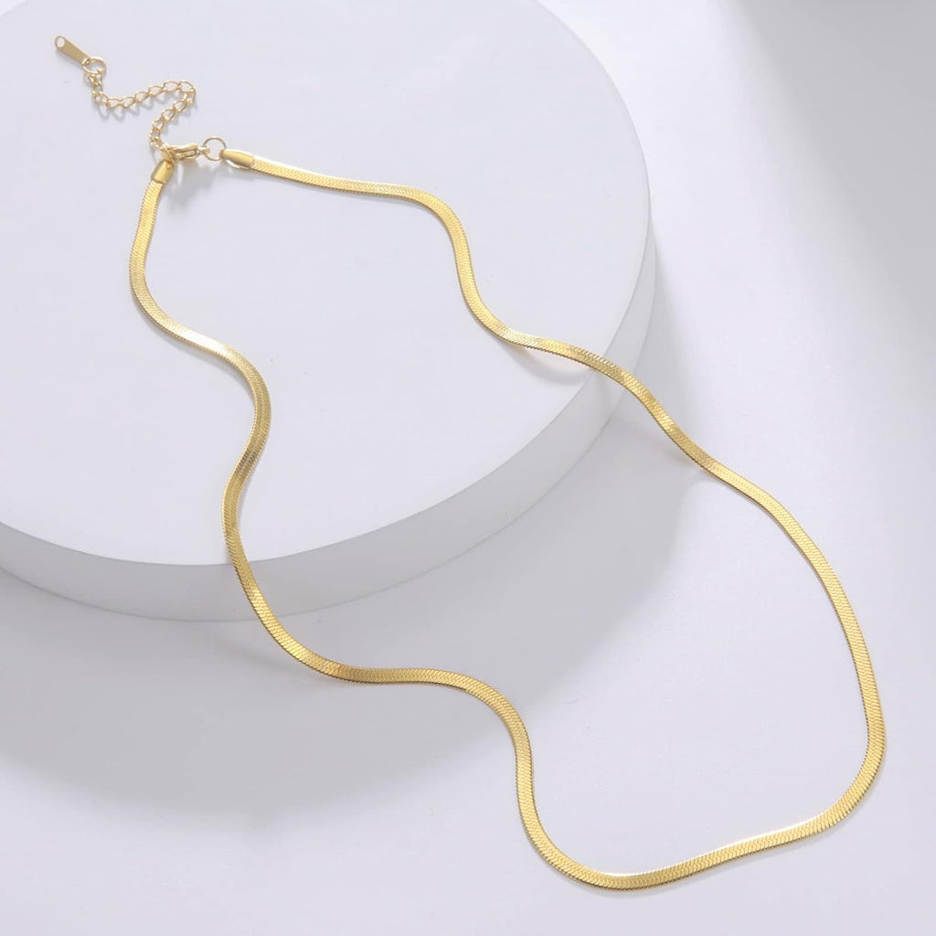 Herringbone Necklace - KARMARKA