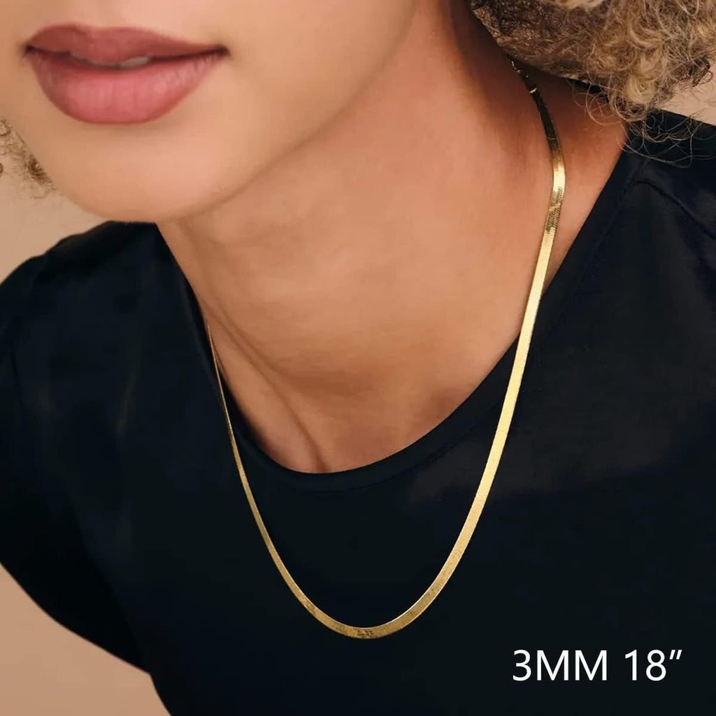 Herringbone Necklace - KARMARKA