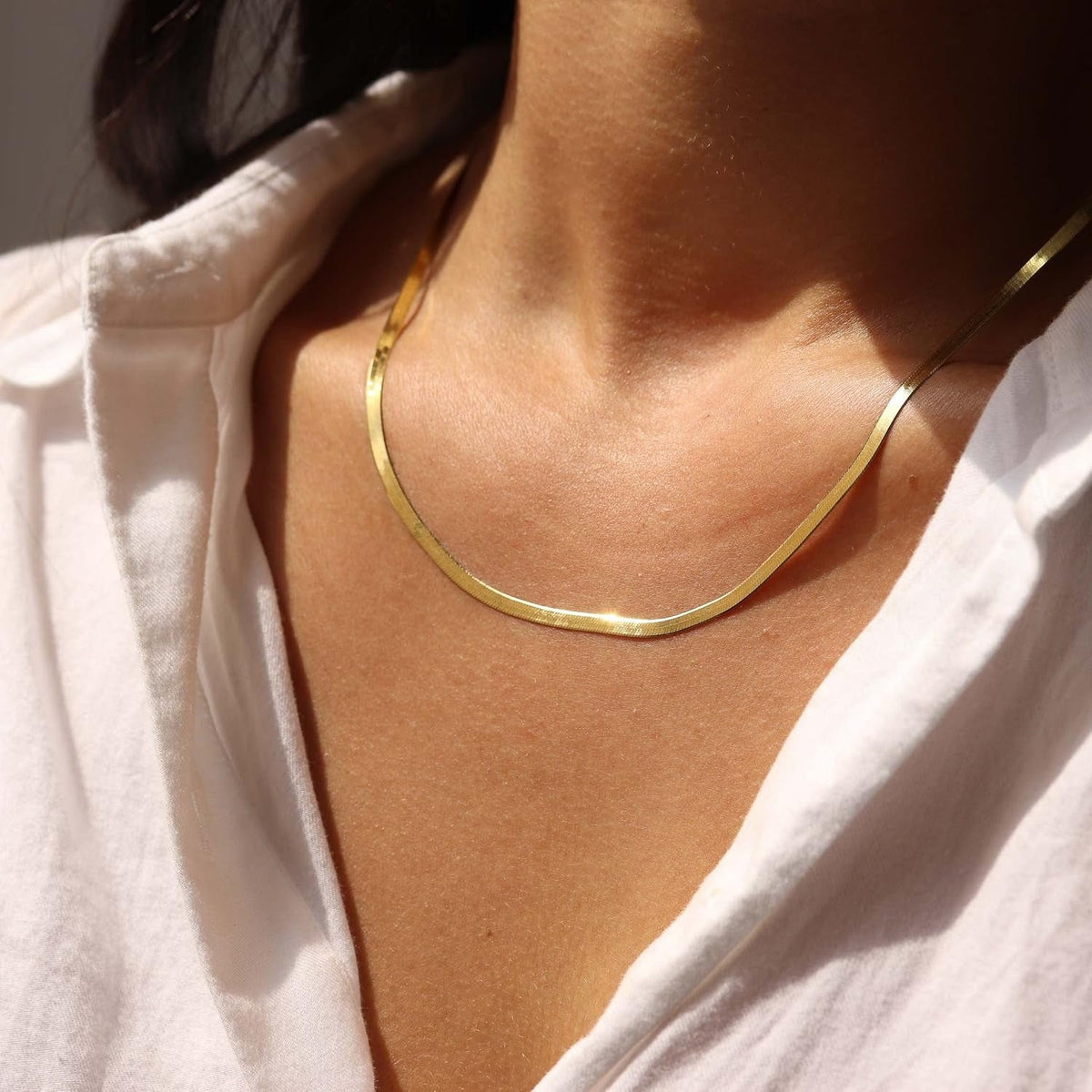 Herringbone Necklace - KARMARKA