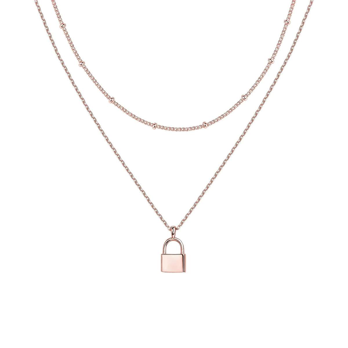 14K Gold Plated Layering Necklaces for Women, Cute Motif Pendants
