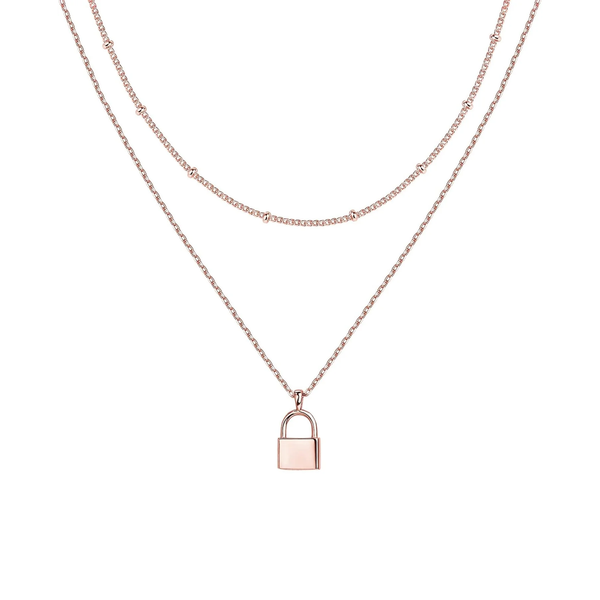 14K Gold Plated Layering Necklaces for Women, Cute Motif Pendants