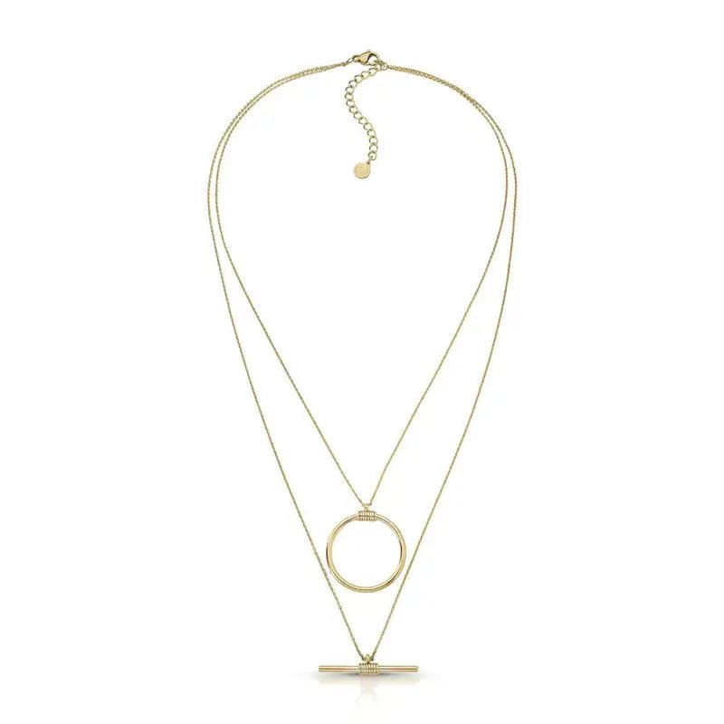 Ivy Double Chain Necklace - KARMARKA