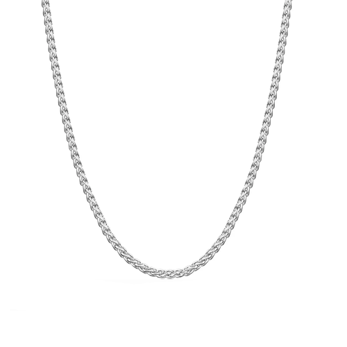 Stainless Steel Wheat Chain for Men, 2.5Mm Mens Chain Necklaces for Men, Boys and Women 16-24 Inch, Christmas Gifts