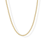 14K Gold Plated Rope Chain Necklace - Chain Necklaces for Women - Plated Gold Necklace for Women