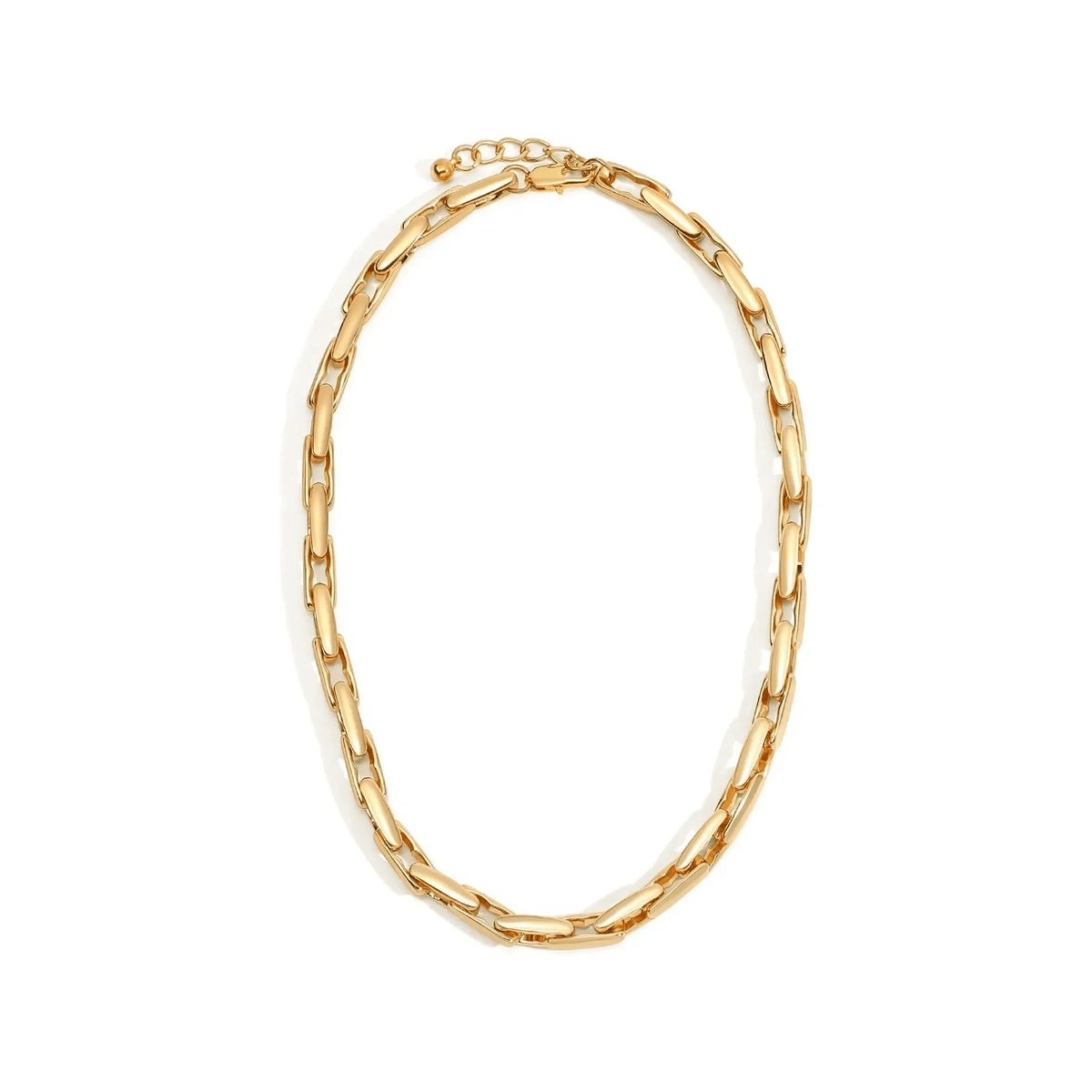 Necklaces for Women 14K Gold Plated Trendy Chunky Chain Choker Jewelry - KARMARKA Main image