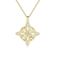 Pendant Necklace for Women Celtic Knot Necklaces 18K Gold Plate Witches Knot Necklace - KARMARKA