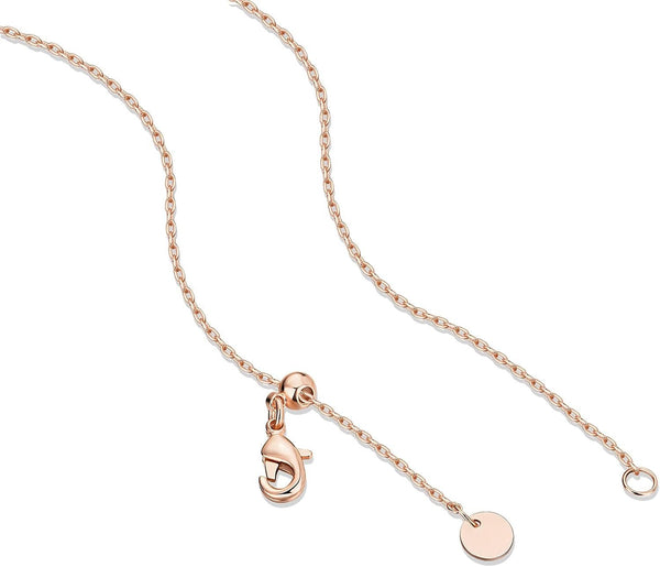 Rose Gold Compass Crystal Pendant Necklace for Women – Dainty Celestial Jewelry - KARMARKA