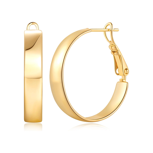 Hoop Earrings 14K Gold Hoop Earrings for Women