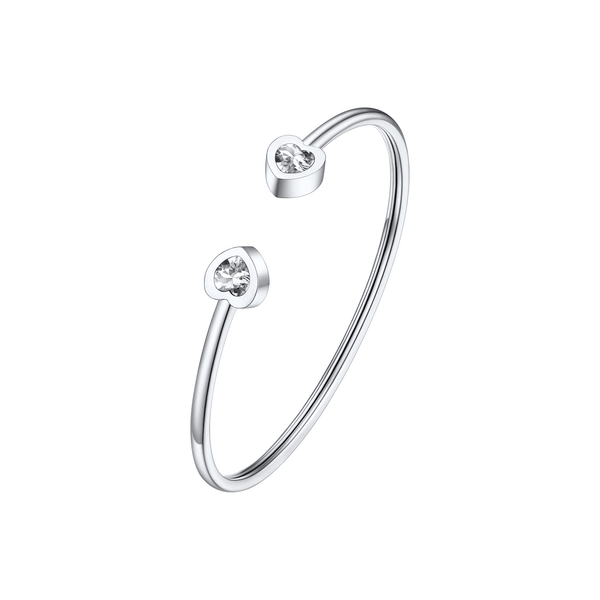 Stainless Steel Birthstone Bracelets for Women Cuff Bracelets - KARMARKA